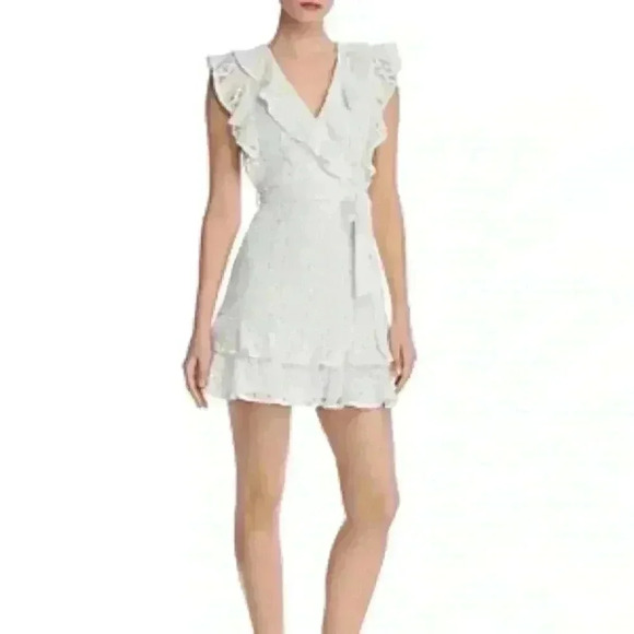 Aqua Dresses & Skirts - Aqua Beautiful White A-Line Mini Dress